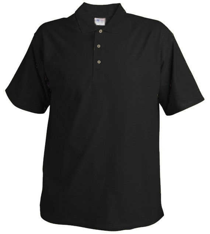 Obrázek z Pánská pique polokošile Chok 175 černé 