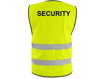 Obrázek z Reflexní vesta žlutá + LOGO: SECURITY 