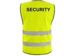 Obrázek z Reflexní vesta žlutá + LOGO: SECURITY 