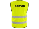 Obrázek z Reflexní vesta žlutá + LOGO: SERVIS 
