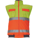 Obrázek z Cerva CLOVELLY pilot bunda HV žlutá/oranžová Reflexní bunda zimní 