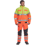 Obrázek z Cerva CLOVELLY pilot bunda HV žlutá/oranžová Reflexní bunda zimní 
