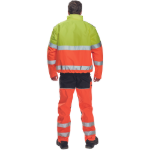 Obrázek z Cerva CLOVELLY pilot bunda HV žlutá/oranžová Reflexní bunda zimní 