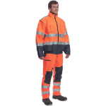 Obrázek z Cerva CLOVELLY pilot bunda HV oranžová/navy Reflexní bunda zimní 