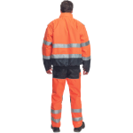 Obrázek z Cerva CLOVELLY pilot bunda HV oranžová/navy Reflexní bunda zimní 