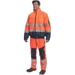 Obrázek z Cerva CLOVELLY pilot bunda HV oranžová/navy Reflexní bunda zimní 