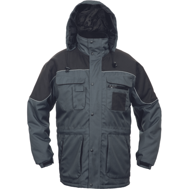 Obrázek z Cerva ULTIMO Pracovní bunda šedá - zimní 