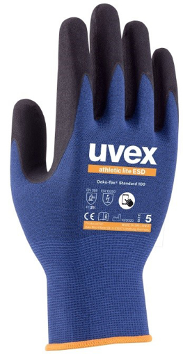 Obrázek z UVEX ATHLETIC LITE ESD Pracovní rukavice 