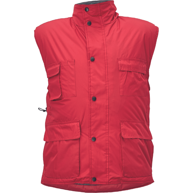 Obrázek z Cerva BEAVER Pracovní vesta zimní červená 