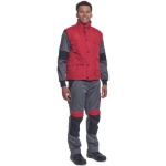 Obrázek z Cerva BEAVER Pracovní vesta zimní červená 