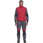 Obrázek z Cerva BEAVER Pracovní vesta zimní červená 
