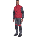 Obrázek z Cerva BEAVER Pracovní vesta zimní červená 