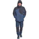 Obrázek z Cerva NEURUM Pracovní bunda zimní tmavě modrá / černá 