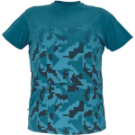 Obrázek z Cerva NEURUM CAMOUFLAGE Pánské tričko petrolejové 