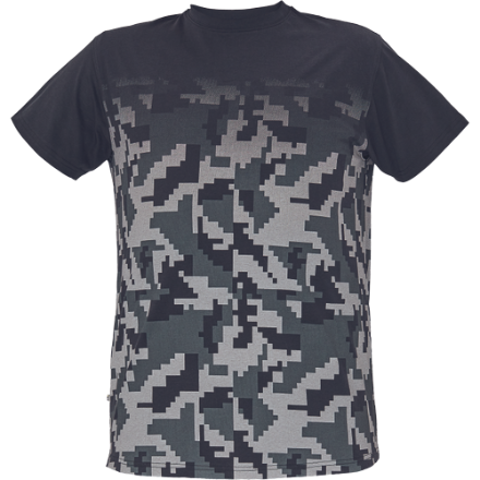 Obrázek Cerva NEURUM CAMOUFLAGE Pánské tričko antracitové