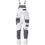 Obrázek z Cerva DAYBORO Pracovní kalhoty s laclem bílá / šedá 