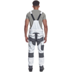 Obrázek z Cerva DAYBORO Pracovní kalhoty s laclem bílá / šedá 