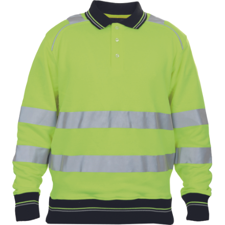 Obrázek KNOXFIELD HI-VIS Reflexní polo mikina žlutá