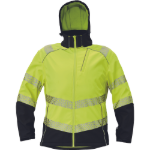 Obrázek z Cerva KNOXFIELD PROFI HI-VIS Reflexní softshellová bunda žlutá / černá 