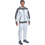 Obrázek z Cerva CREMORNE Pracovní mikina s kapucí bílá / šedá 