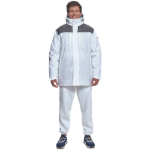 Obrázek z Cerva CREMORNE Pracovní bunda zimní bílá / šedá 