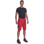 Obrázek z Cerva MAX NEO Pracovní šortky červené 