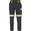 Obrázek z Cerva MAX VIVO Pracovní kalhoty do pasu černo / žluté 