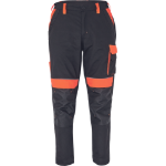 Obrázek z Cerva MAX VIVO Pracovní kalhoty do pasu černo / oranžové 