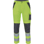 Obrázek z Cerva MAX VIVO HI-VIS Pracovní kalhoty do pasu žluté 