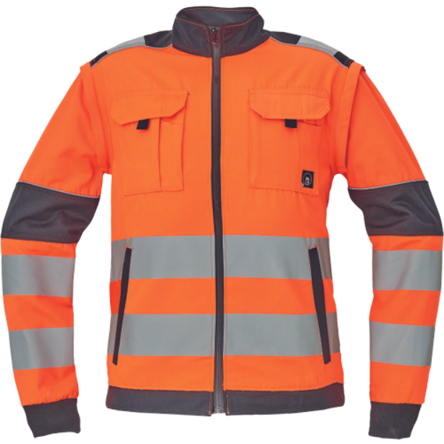 Obrázek z Cerva MAX VIVO HI-VIS Pracovní bunda oranžová 