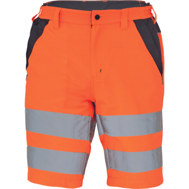 Obrázek z Cerva MAX VIVO HI-VIS Pracovní šortky oranžové 