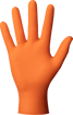 Obrázek z MERCATOR GOGRIP orange jednorázové rukavice 