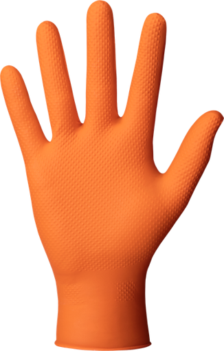 Obrázek z MERCATOR GOGRIP orange jednorázové rukavice 