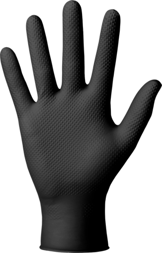 Obrázek z MERCATOR GOGRIP black jednorázové rukavice 