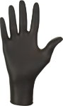 Obrázek z MERCATOR nitrylex® black jednorázové rukavice 