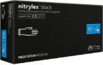 Obrázek z MERCATOR nitrylex® black jednorázové rukavice 