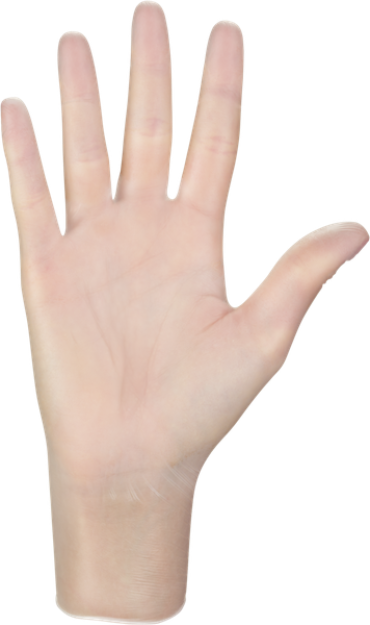 Obrázek z MERCATOR® vinylex® powder-free jednorázové rukavice 