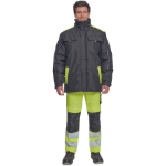 Obrázek z Cerva MAX VIVO Pánská zimní bunda černo / žlutá 