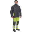 Obrázek z Cerva MAX VIVO Pánská zimní bunda černo / žlutá 