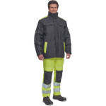 Obrázek z Cerva MAX VIVO Pánská zimní bunda černo / žlutá 