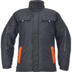 Obrázek z Cerva MAX VIVO Pánská zimní bunda černo / oranžová 