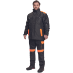 Obrázek z Cerva MAX VIVO Pánská zimní bunda černo / oranžová 