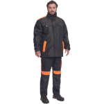 Obrázek z Cerva MAX VIVO Pánská zimní bunda černo / oranžová 