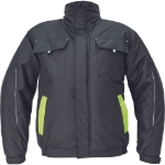 Obrázek z Cerva MAX VIVO Pánská pilot bunda černo / žlutá 