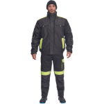 Obrázek z Cerva MAX VIVO Pánská pilot bunda černo / žlutá 