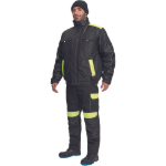 Obrázek z Cerva MAX VIVO Pánská pilot bunda černo / žlutá 