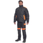 Obrázek z Cerva MAX VIVO Pánská pilot bunda černo / oranžová 