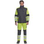 Obrázek z Cerva MAX VIVO Pánská zimní vesta černo / žlutá 