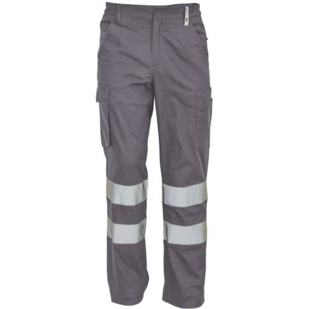 Obrázek z Cerva HUELVA RFLX Pracovní kalhoty do pasu šedé 