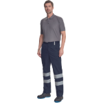 Obrázek z Cerva HUELVA RFLX Pracovní kalhoty do pasu navy 